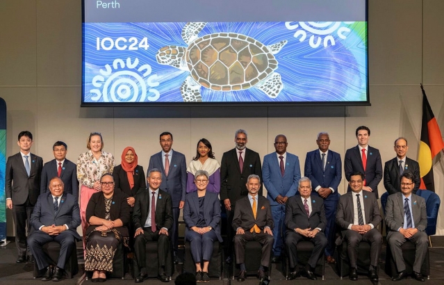 Delegates from across the region to the Indian Ocean Conference in Perth.